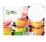 Bloc dibujo liderpapel artistico espiral 230x325mm 20 hojas 130g/m2 sin recuadro sin microperforado