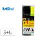 Rotulador artline comic pen calibrado micrometrico negro bolsa de 3 uds 0,2 0,4 0,8 + permanente 853