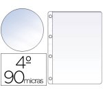 Funda saro pvc cuarto cuatro taladros 90 mc cristal caja de 100 unidades