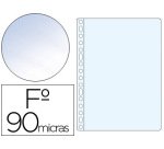 Funda multitaladro saro folio 90 mc pvc cristal caja de 100 unidades