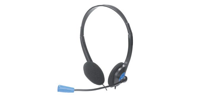 Auricular ngs headset ms103 con microfono y control volumen color negro