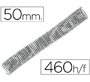 Espiral metalico q-connect 64 5:1 50mm 1,2mm caja de 25 unidades