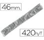 Espiral metalico q-connect 64 5:1 46mm 1,2mm caja de 25 unidades