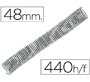 Espiral metalico q-connect 64 5:1 48mm 1,2mm caja de 25 unidades
