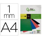 Cubiertas para encuadernar Liderpapel cartón A4 1mm negra - Paquete de 50 unidades
