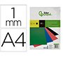 Cubiertas para encuadernar Liderpapel cartón A4 1mm negra - Paquete de 50 unidades