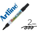 Rotulador artline glass marker especial cristal borrable en seco o humedo color negro