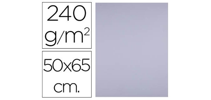 Cartulina liderpapel 50x65 cm 240g/m2 lila paquete de 25 hojas