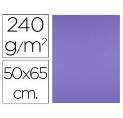 Cartulina liderpapel 50x65 cm 240g/m2 purpura paquete de 25 hojas