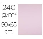 Cartulina liderpapel 50x65 cm 240g/m2 rosa paquete de 25 hojas