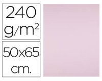 Cartulina liderpapel 50x65 cm 240g/m2 rosa paquete de 25 hojas