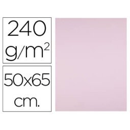 Cartulina liderpapel 50x65 cm 240g/m2 rosa paquete de 25 hojas