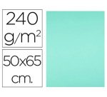 Cartulina liderpapel 50x65 cm 240g/m2 verde paquete de 25 hojas