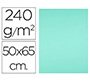Cartulina liderpapel 50x65 cm 240g/m2 verde paquete de 25 hojas