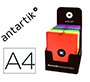 Carpeta antartik gomas tres solapas carton forrado a4 colores surtidos