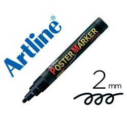 Rotulador artline poster marker epp-4-neg punta redonda 2 mm color negro