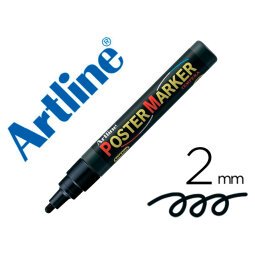 Rotulador artline poster marker epp-4-neg punta redonda 2 mm color negro