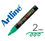 Rotulador artline poster marker epp-4-ver punta redonda 2 mm color verde