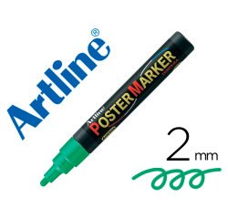 Rotulador artline poster marker epp-4-ver punta redonda 2 mm color verde