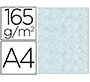 Papel color liderpapel pergamino con bordes a4 165gr azul pack de 25 hojas
