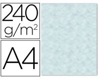Papel color liderpapel pergamino con bordes a4 240gr azul pack de 10 hojas