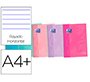 Cuaderno espiral oxford ebook 5 tapa extradura din a4+ 120 h horizontal colores surtidos touch