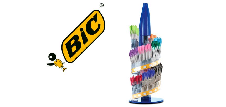 Boligrafo bic cristal family expositor de 770 unidades surtidas