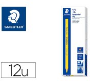 Lapices fluorescente staedtler triangular top star amarillo caja de 12 unidades