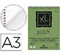 Bloc dibujo canson xl dessin din a3 liso microperforado espiral 29,7x42 cm 50 hojas 160 gr/m2