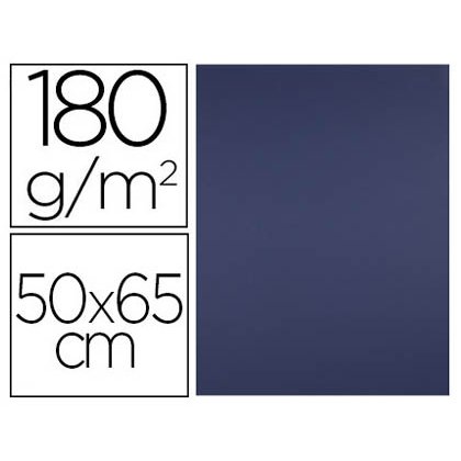 Cartulina liderpapel 50x65 cm 180 gr zafiro paquete de 25 hojas