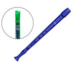 Flauta hohner 9508 color azul funda verde y transparente