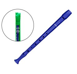 Flauta hohner 9508 color azul funda verde y transparente