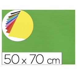 Goma eva ondulada liderpapel 50x70cm 2,2mm de espesor verde