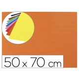 Goma eva ondulada liderpapel 50x70cm 2,2mm de espesor naranja