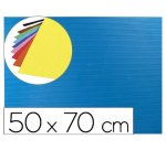 Goma eva ondulada liderpapel 50x70cm 2,2mm de espesor azul claro