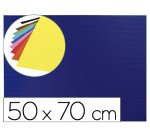 Goma eva ondulada liderpapel 50x70cm 2,2mm de espesor azul oscuro