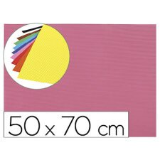 Goma eva ondulada liderpapel 50x70cm 2,2mm de espesor rosa