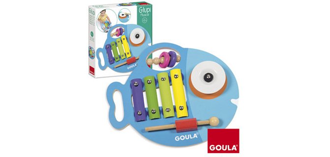 Juego Goula didáctico glupy musical 3 en 1