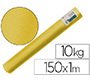 Papel kraft verjurado liderpapel amarillo ancho 1 m longitud 150 m gramaje 65 gr peso 10 kg