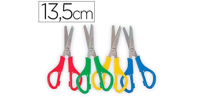 Tijera liderpapel para zurdos 13,5 cm unidad