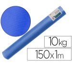 Papel kraft verjurado liderpapel azul ancho 1 m longitud 150 m gramaje 65 gr peso 10 kg
