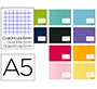 Libreta liderpapel smart a5 apaisado 32 hojas 60gr cuadro 6 mm con margen