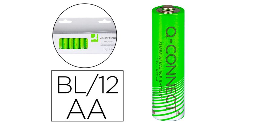 Pilas AA q-connect - Blíster de 12