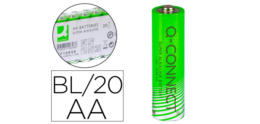 Pilas AA q-connect - Blíster de 20
