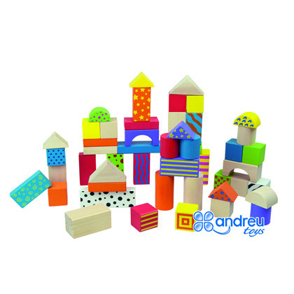 Juego Ambitoys construcción bloques madera 