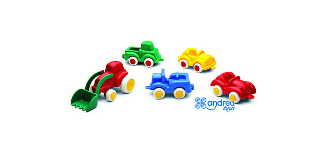 Juego Vikingtoys mini vehículos polipropileno 