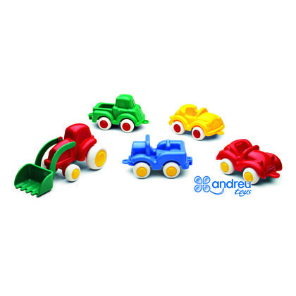 Juego Vikingtoys mini vehículos polipropileno