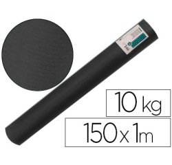 Papel kraft verjurado liderpapel negro ancho 1 mt lomgitud 150 mt gramaje 65 gr peso 10 kg