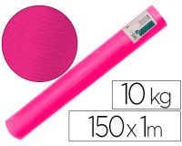 Papel kraft verjurado liderpapel fucsia ancho 1 mt longitud 150 mt gramaje 65 gr peso 10 kg