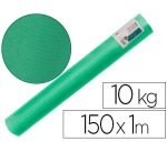 Papel kraft verjurado liderpapel verde musgo ancho 1 m longitud 150 m gramaje 65 gr peso 10 kg